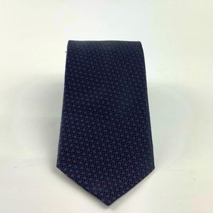 Banana Republic, Silk Tie in Navy with Red Dots